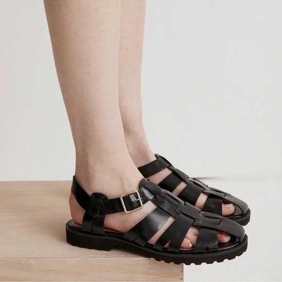 Madewell Cari Fisherman Lugsole Sandal Sz 10 - Picture 3 of 10